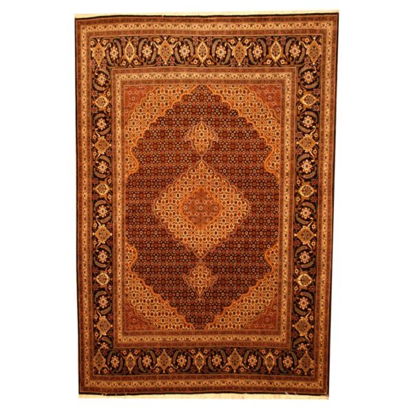 Persian Hand-knotted Fish Tabriz (6'8 x 9'9)