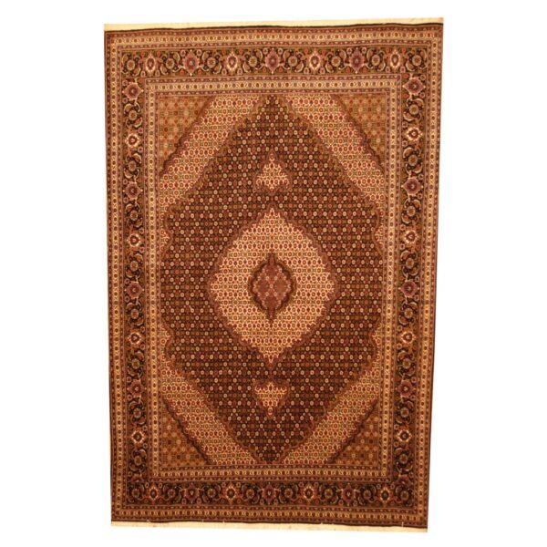 Persian Hand-knotted Tabriz Wool Rug (6'8 x 10')