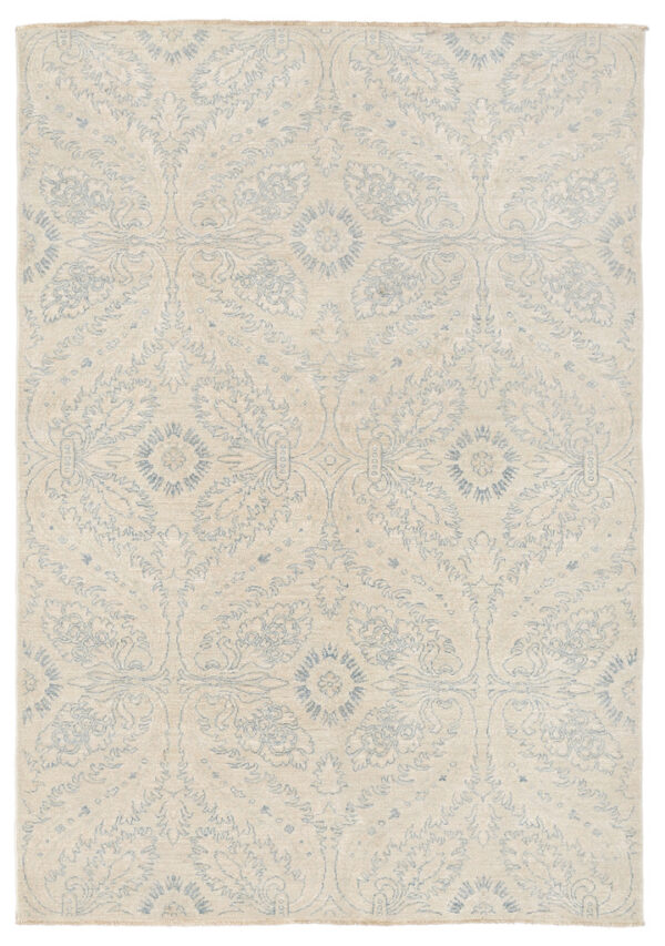Afghan Hand-knotted Vegetable Dye Ikat Wool Rug (4'11 x 7'1)