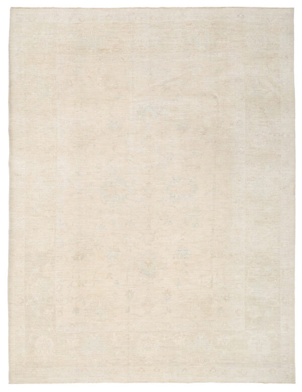Afghan Hand-knotted Vegetable Dye Oushak Wool Rug (8'8 x 11'7)