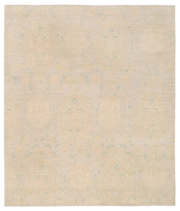 Afghan Hand-knotted Vegetable Dye Khotan Wool Rug (8'1 x 9'8)
