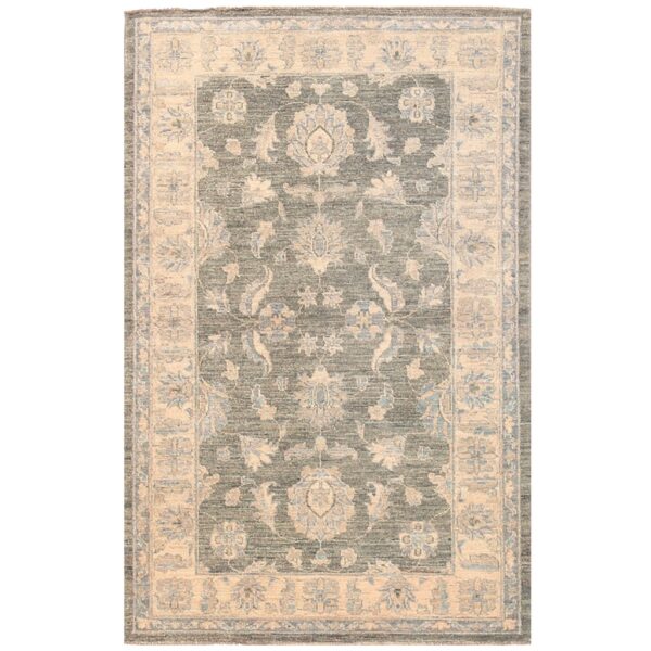 Afghan Hand-knotted Vegetable Dye Oushak Wool Rug (3'1 x 4'10)