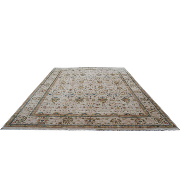 Indo Hand-knotted Vegetable Dye Ziegler Wool Rug (16' x 22'4)