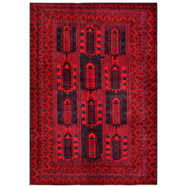 Afghan Hand-knotted Tribal Balouchi Wool Rug (6'9 x 9'10)