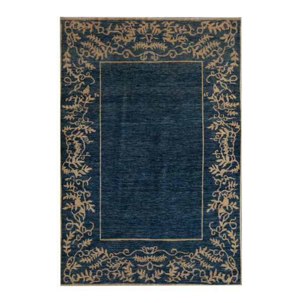 Afghan Hand-knotted Vegetable Dye Gabbeh Wool Rug (5'8 x 8'3)