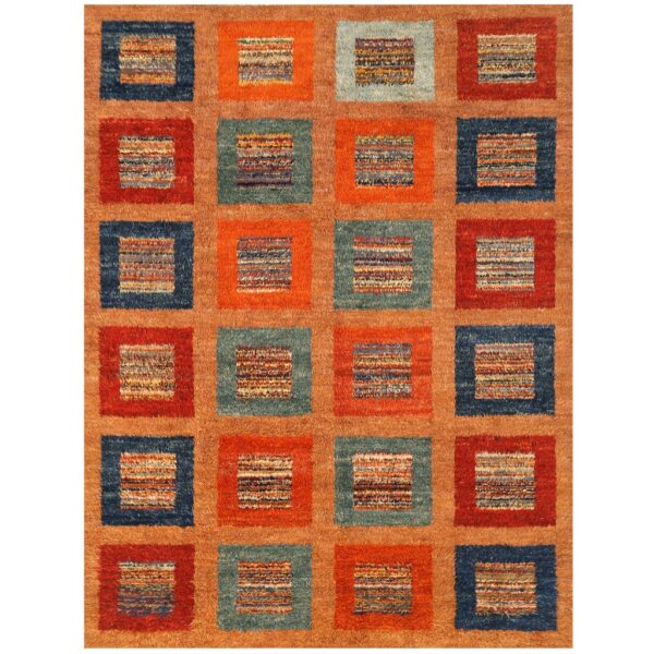 Afghan Hand-knotted Shag Gabbeh Wool Rug (10'4 x 13'6)