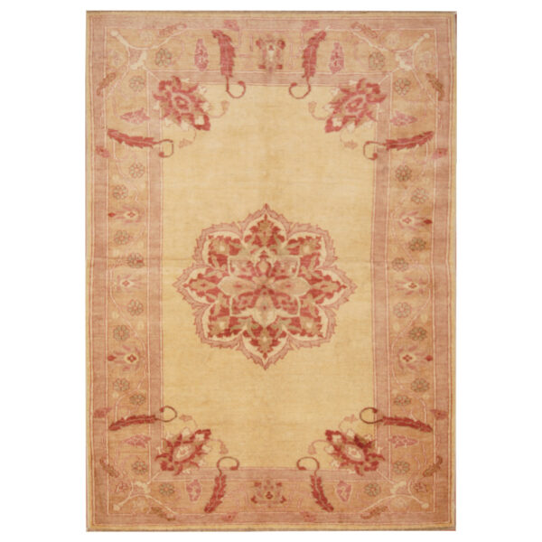 Afghan Hand-knotted Tribal Oushak Wool Rug (4'8 x 6'6)