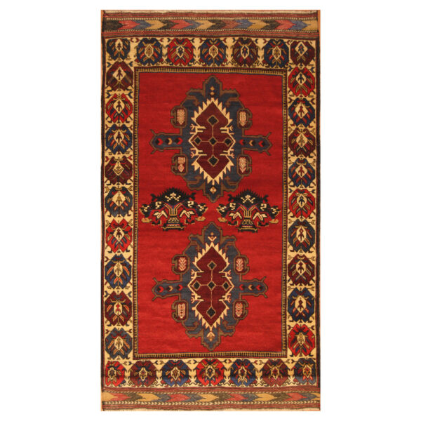 Afghan Hand-knotted Tribal Balouchi Wool Rug (3'10 x 7')