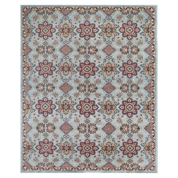 Afghan Hand-knotted Vegetable Dye Kazak Wool Rug (12' x 14'6)