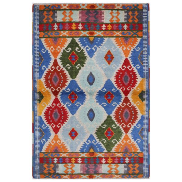 Afghan Hand-knotted Kargahi Wool Rug (3'3 x 5')