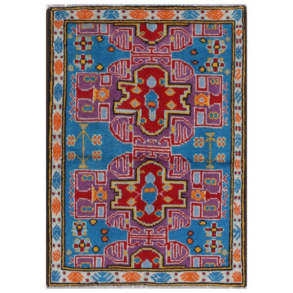 Afghan Hand-knotted Kargahi Wool Rug (2'9 x 4')
