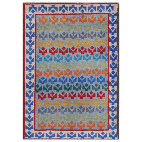 Afghan Hand-knotted Kargahi Wool Rug (2'8 x 4')
