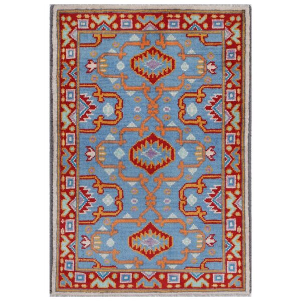 Afghan Hand-knotted Kargahi Wool Rug (2'7 x 4')