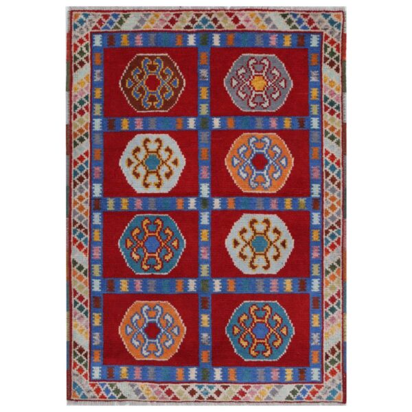 Afghan Hand-knotted Kargahi Wool Rug (2'9 x 4')
