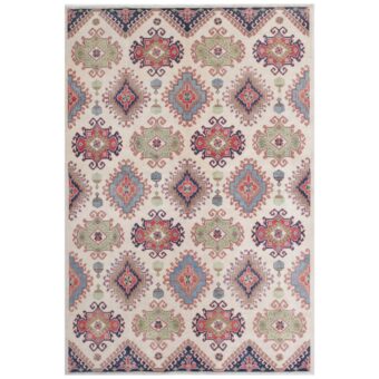 Afghan Hand-knotted Vegetable Dye Kazak Wool Rug (5'5 x 8'2)