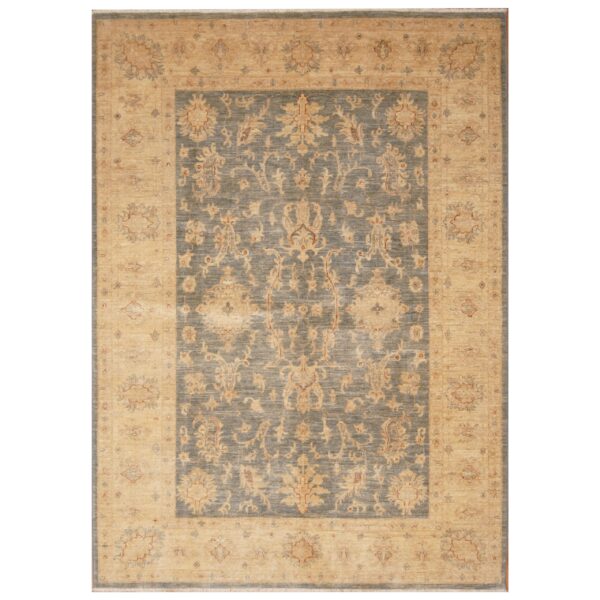Afghan Hand-knotted Vegetable Dye Oushak Wool Rug (5'6 x 7'7)