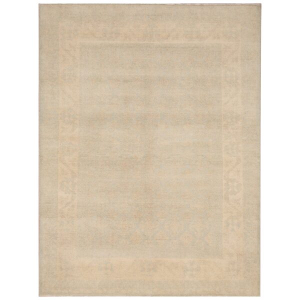 Afghan Hand-knotted Vegetable Dye Khotan Wool Rug (5' x 6'7)