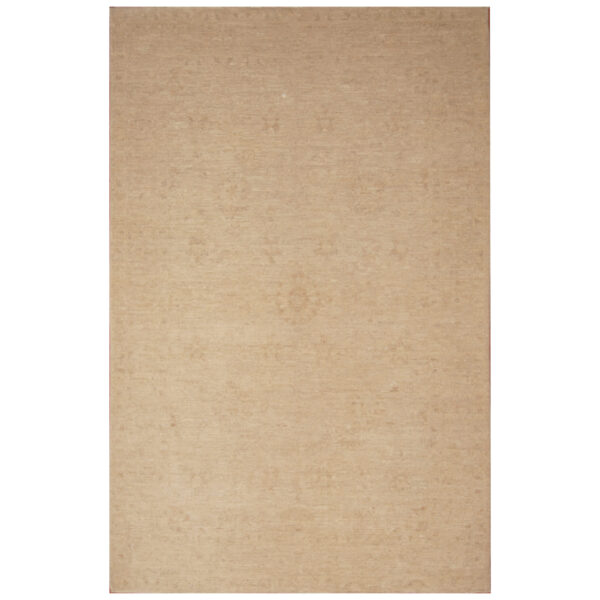 Afghan Hand-knotted Vegetable Dye Oushak Wool Rug (6' x 9')