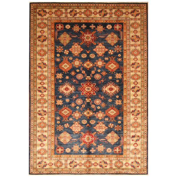 Afghan Hand-knotted Super Kazak Wool Rug (6'9 x 10')