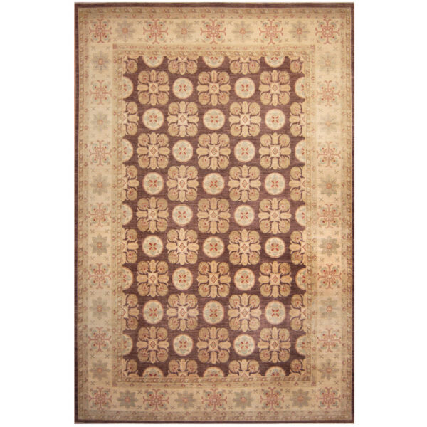 Afghan Hand-knotted Vegetable Dye William Morris Wool Rug (8' x 10'7)