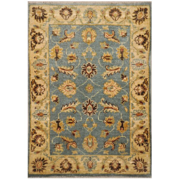 Afghan Hand-knotted Vegetable Dye Oushak Wool Rug (2' x 3')