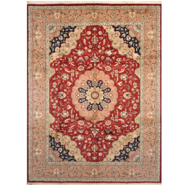 Pak Persian Hand-knotted Sarouk Wool Rug (9'2 x 12'5)