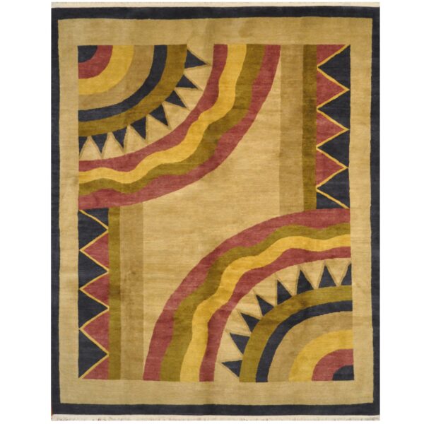 Indo Hand-knotted Tibetan Wool Rug (8'3 x 10'3)