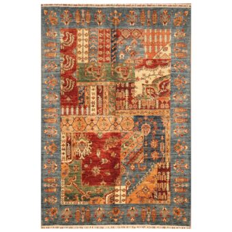 Afghan Hand-knotted Super Kazak Wool Rug (4'10 x 7'3)
