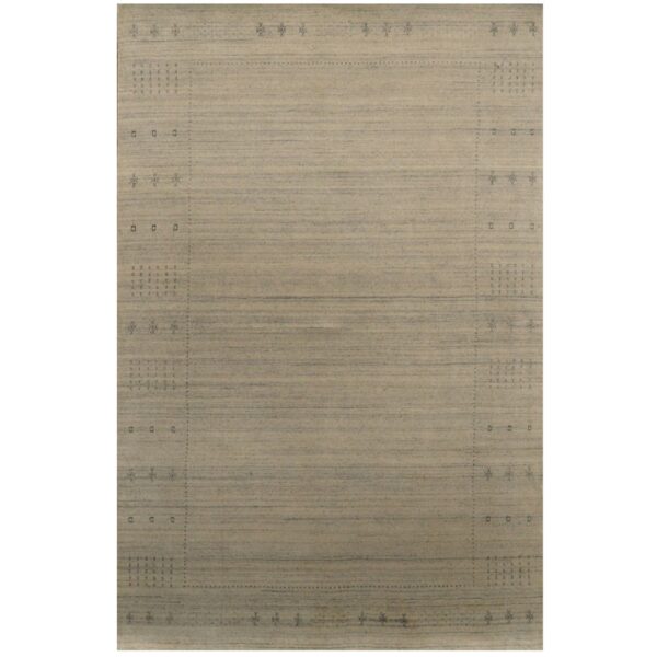 Indo Hand-loomed Gabbeh Bamboo Silk Rug (5'2 x 8')