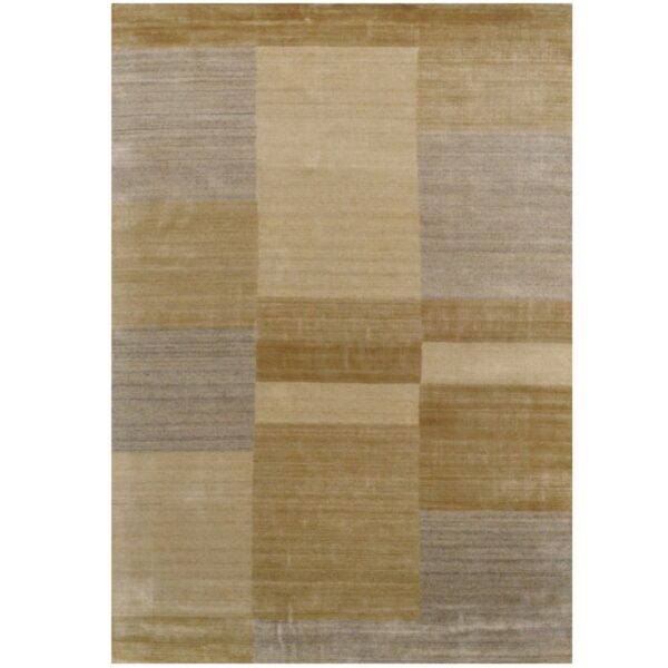 Indo Hand-loomed Gabbeh Bamboo Silk Rug (5'4 x 7'9)