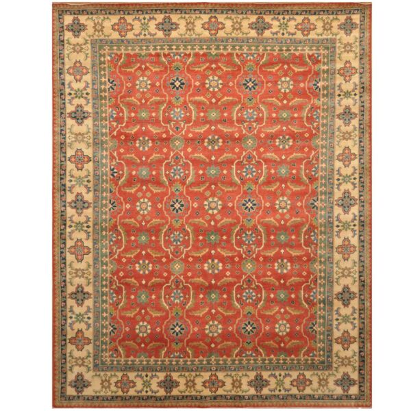 Afghan Hand-knotted Tribal Kazak Wool Rug (9'9 x 11'6)