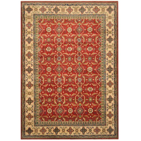 Afghan Hand-knotted Tribal Kazak Wool Rug (8'6 x 11'10)