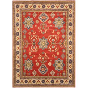 Afghan Hand-knotted Tribal Kazak Wool Rug (8'10 x 12'4)