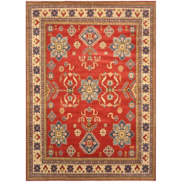 Afghan Hand-knotted Tribal Kazak Wool Rug (8'10 x 12'4)