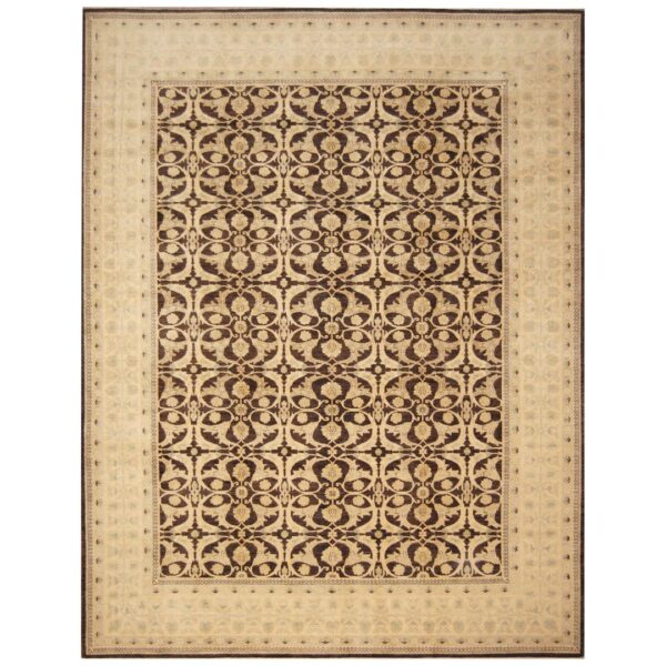 Afghan Hand-knotted Vegetable Dye Khotan Wool Rug (9'2 x 11'7)
