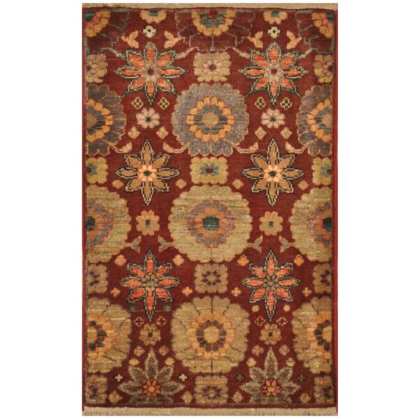 Afghan Hand-knotted Oushak Wool Rug (2' x 3')