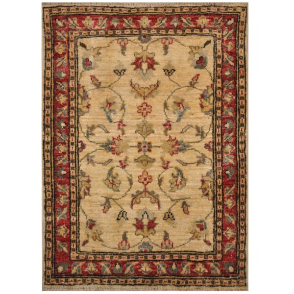Afghan Hand-knotted Oushak Wool Rug (2' x 3')