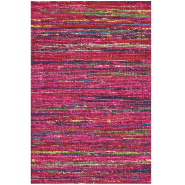 Indo Hand-woven Chenille Flatweave Rug (1'3 x 2')