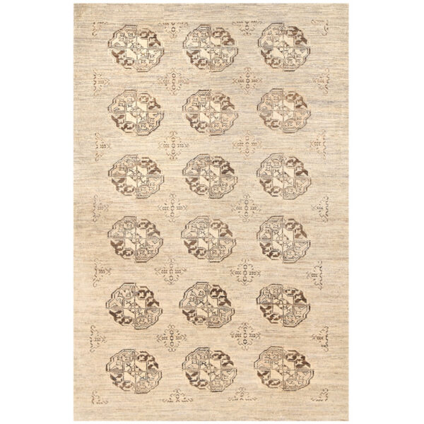 Afghan Hand-knotted Turkoman Wool Rug (8'10 x 11'9)