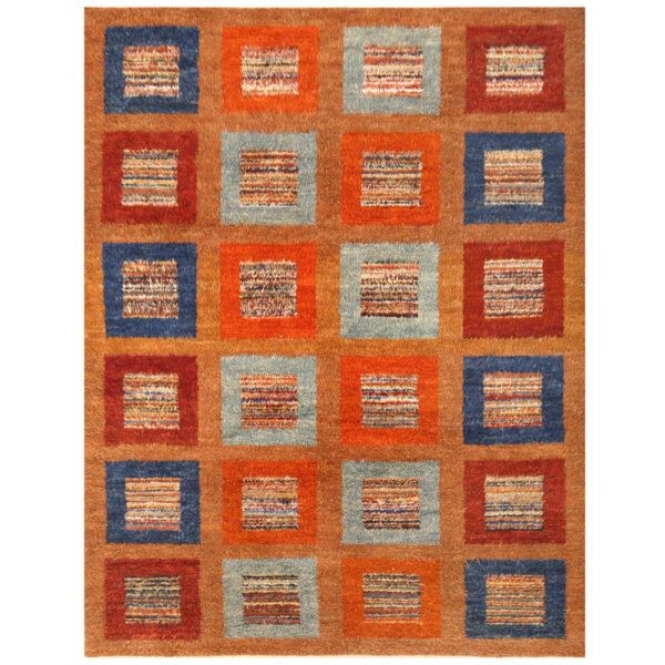 Afghan Hand-knotted Vegetable Dye Gabbeh Wool Rug (9'9 x 13'6)