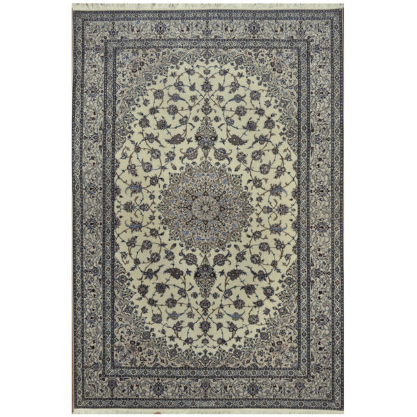 Persian Hand-knotted Superfine Nain Wool Rug (6'7 x 10'3)