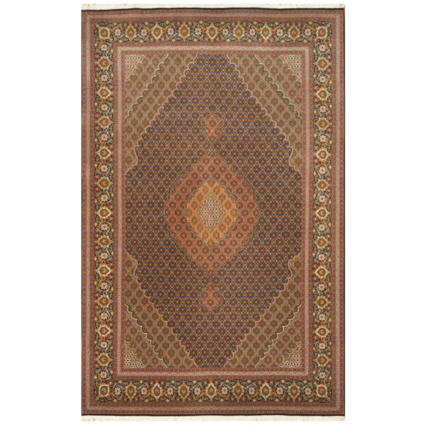 Persian Hand-knotted Tabriz Wool & Silk Rug (6'9 x 10'4)
