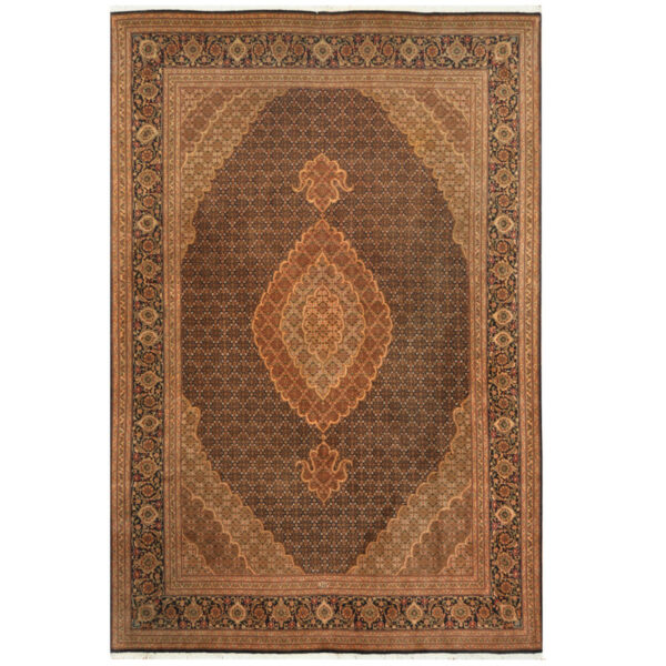 Persian Hand-knotted Tabriz Wool & Silk Rug (6'8 x 9'10)
