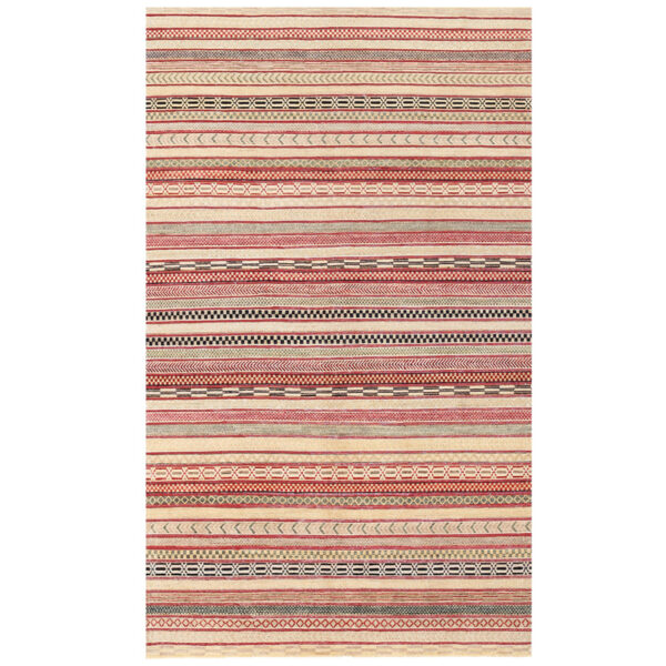 Afghan Hand-knotted Vegetable Dye Gabbeh Wool Rug (5'7 x 9'3)
