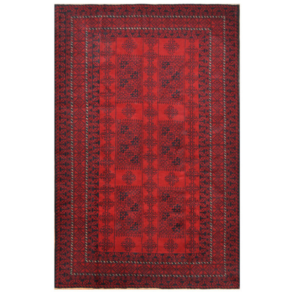 Afghan Hand-knotted Balouchi Wool Rug (6'2 x 9'3)