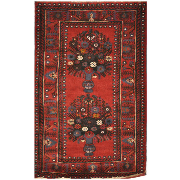 Afghan Hand-knotted Balouchi Wool Rug (3' x 5')