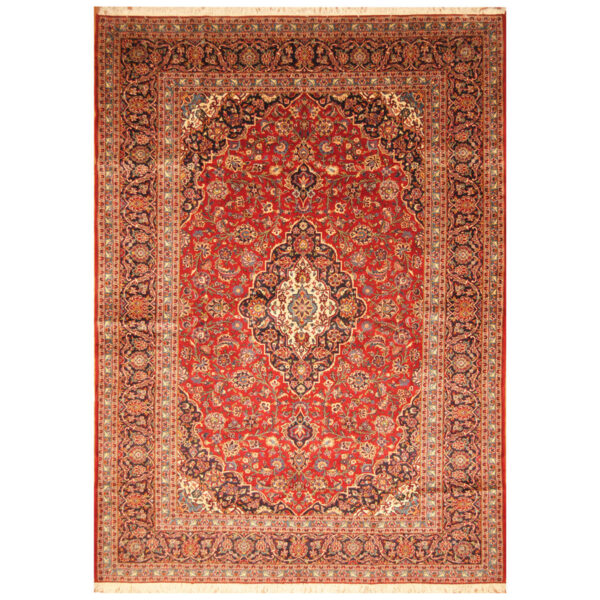 Persian Hand-knotted Kashan Wool Rug (8'8 x 12')