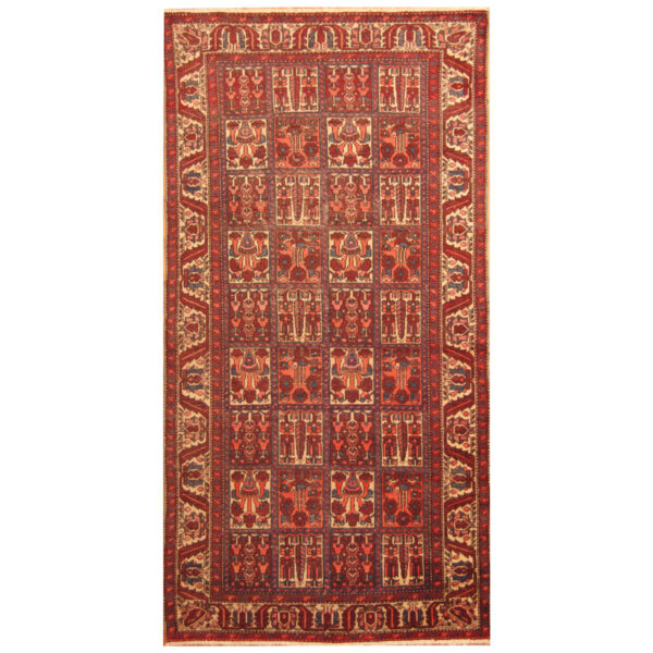 Persian Hand-knotted Semi-antique 1960's Bakhtiari Wool Rug (5' x 10')