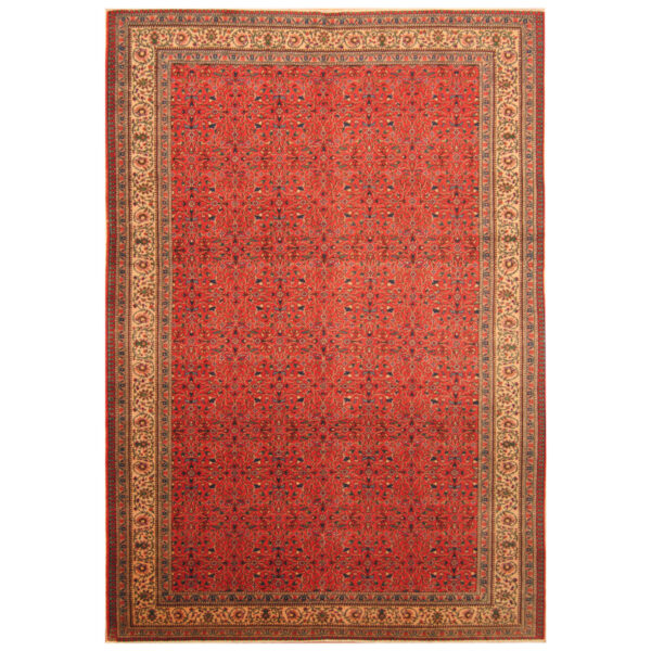 Turkish Hand-knotted Semi-antique 1960's Kayseri Wool Rug (6'7 x 9'5)