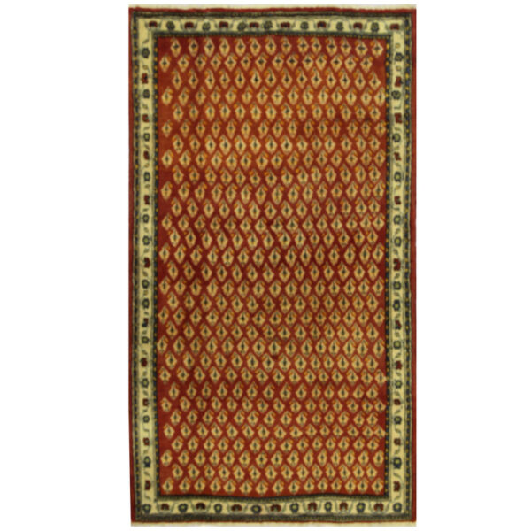 Persian Hand-knotted Mahal Wool Rug (3'4 x 6')